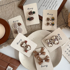 ปิ่นปักผมรูป<span class=keywords><strong>เห็ด</strong></span>หูกระต่ายสไตล์เกาหลีใหม่เป็นเครื่องประดับผมเด็กที่ใช้งานได้หลากหลายและมีสไตล์สำหรับวันหยุด - Product Image 2