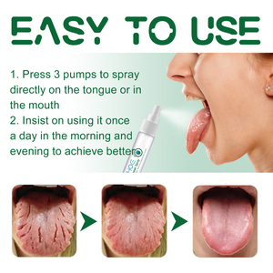 Spray pour le soin de la langue EELHOE, nettoyage, adoucissement et confort de la langue, soin contre la sécheresse de la langue, spray buccal - Product Image 6