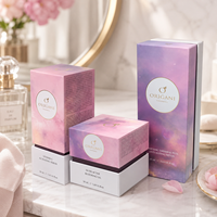 Boîte rigide de luxe à insert rigide, impression personnalisée, emballage de parfum pour homme et femme, coffret cadeau pour flacon de parfum