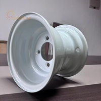 Pneus de moyeu de roue en acier pour voiturettes de golf, pour jantes de quad ATV à quatre trous de 8 pouces, pièces 8x7