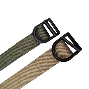 Cinturón Táctico de Nailon Resistente con Anillo en D, Personalizable, Venta al Por Mayor Directa de Fábrica, Color Negro/Azul, 125 cm, para Uso en Exteriores y Caza - Product Image 5