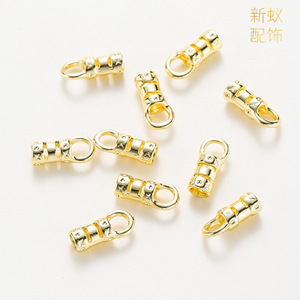 14k 18k Gold Plated <b>Copper</b> Clip For <b>Bracelet</b> Making Rectangle Jewelry Finding Universal Connecting Buckle - Product Image 1