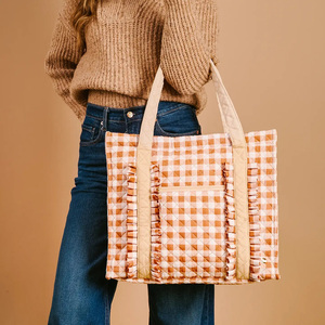 Bolso de Hombro Acolchado con Cierre de Cremallera y Logotipo Personalizado para <span class=keywords><strong>Mujer</strong></span>, con Correa para Carro - Product Image 1