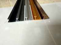 Profil en H en alliage d'aluminium, ignifuge, pour panneaux muraux domestiques et cadres de meubles, directement de l'usine OEM ODM