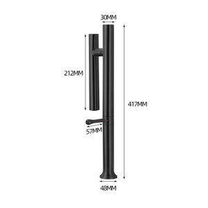 Stainless Steel Kitchen Faucet Single Handle 360 Degree Rotate <b>Deck</b> Mounted Minimalist Style Ceramic Valve Core - Product Image 3