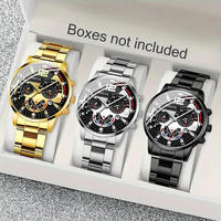 Montre pour homme NYY, vente chaude, multicolores, avec aiguilles luminescentes, grands chiffres, calendrier, bracelet en acier, affichage analogique