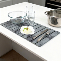 39*60 Cm Design personnalisé à la mode bonne qualité 40*60Cm sec rapide diatomite tapis de salle de bain pour évier de cuisine
