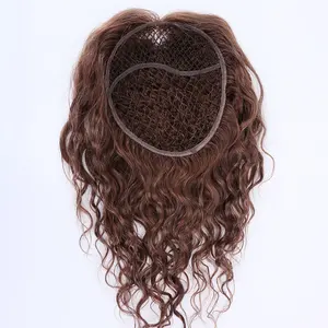 Hair Topper For Woman Hot Selling European Virgin Straight Topper Human Hair Topper For Women Fish Net Women Topper Human Hair Toupee