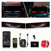 Panel de matriz Led programable, letrero Led, cartelera, Bluetooth, pantalla Led Flexible, luces de ojos del diablo para camión
