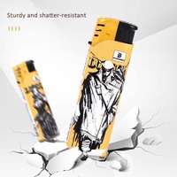 Briquets à flamme jet coupe-vent en gros, briquets à gaz butane rechargeables pour cigares