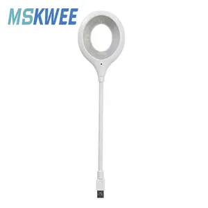 Mskwee Đèn Bàn Điều Khiển Bằng Giọng Nói Đèn Ngủ Đèn LED Có Thể Điều Chỉnh Độ Sáng Bảo Vệ Mắt Đèn Bàn USB Đọc Sách Phòng Ngủ Ký Túc Xá Sinh Viên