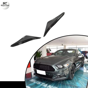 Alerones Delanteros de Fibra de Carbono para <span class=keywords><strong>Ford</strong></span> <span class=keywords><strong>Mustang</strong></span> GT <span class=keywords><strong>Shelby</strong></span> <span class=keywords><strong>GT350R</strong></span> Coupé de 2 Puertas 15-17 - Product Image 1