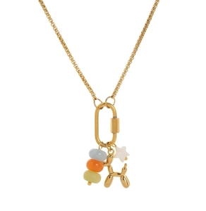 <span class=keywords><strong>Collana</strong></span> con Design fai da te reversibile 18K <span class=keywords><strong>oro</strong></span> reversibile 18K ciondoli di perle Rare alla moda - Product Image 1