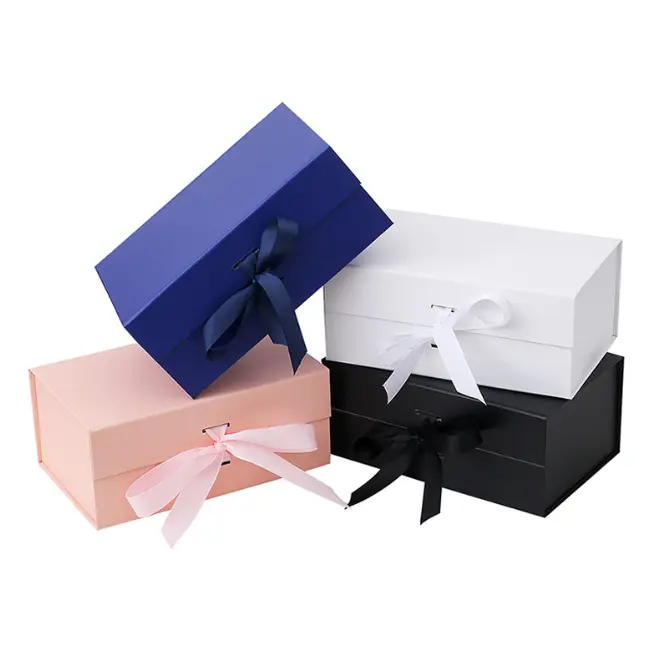 Оптовая Продажа с логотипом на заказ, бумажная картонная Магнитная Складная упаковка, Подарочная коробка для одежды