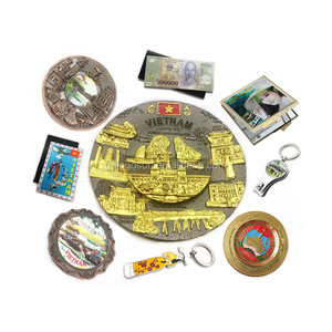SOUVENIR UNIQUE Vietnam 500.000 VND Billets d'or Magnétique en feuille d'aluminium, Aimants de réfrigérateur en forme de billets de banque Euro pour cadeau souvenir - Product Image 2