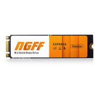 Ymeiton M.2 NGFF 2280 SSD Kecepatan Tinggi NGFF 120/128/240/256G untuk Desktop Laptop Bekas Refurbished Mendukung OEM Berwarna-warni