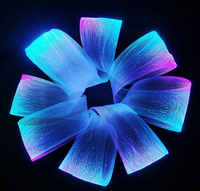 Lumières en maille à fibre optique LED-Filet à fibre optique à lueur latérale pour arbres de Noël Éclairage en étoile Lampe à fibre optique acrylique RVB