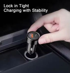 30W PD Car Charger A+<b>C</b> <b>Charging</b> Ports Quick Charge Type <b>C</b> Charger QC3.0 USB-<b>C</b> Car Charger for Xiaomi for Huawei - Product Image 5