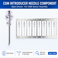 Composant d'aiguille de capteur CGM personnalisable Ieeton Medical pour assemblage de précision en acier inoxydable 316L OEM ODM Vente en gros