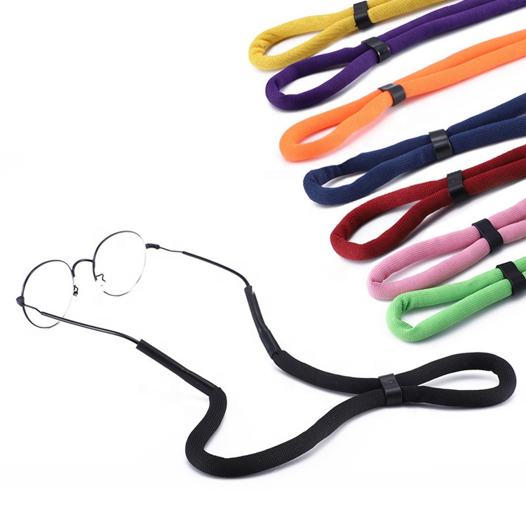 По индивидуальному заказу для плавания дрейфующий Регулируемые очки шнур глаз очки шейный ремешок изготовленным на заказ логосом для водных видов спорта с плавающей ремень солнечных очков