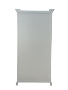 W5809 צרפתית מחוזית עץ אלון מלא לבן זכוכית כפול דלתות זכוכית x מטבח - Product Image 5