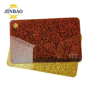 JINBAO โรงงานขายตรงตกแต่งแม่มุกกระจกทองหินอ่อนแววแผ่นอะคริลิค