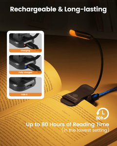 <span class=keywords><strong>Lampe</strong></span> <span class=keywords><strong>de</strong></span> <span class=keywords><strong>lecture</strong></span> Glocusent, best-seller, légère, rechargeable, longue durée, réglable, mini <span class=keywords><strong>lampe</strong></span> <span class=keywords><strong>de</strong></span> <span class=keywords><strong>lecture</strong></span> pour livre - Product Image 4