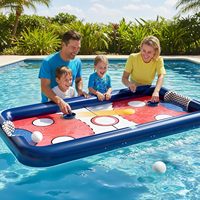 Table de jeu gonflable en PVC pour piscine, jeux aquatiques, jouet flottant amusant, ponton de piscine 172x96cm pour le camping, l'extérieur et les festivals