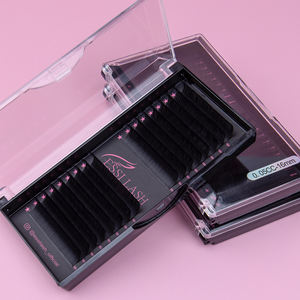 <span class=keywords><strong>ESSI</strong></span> LASH Vente en gros de cils en soie noire mate, cils en vison cachemire, extensions de cils, logo de marque privée, plateaux d'extensions de cils - Product Image 3