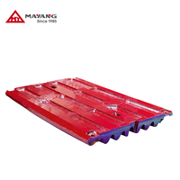 Pièces de rechange personnalisées pour concasseur à mâchoires - Plaques de mâchoires en acier au manganèse direct usine Mn13Cr2/Mn18Cr2/Mn22Cr2