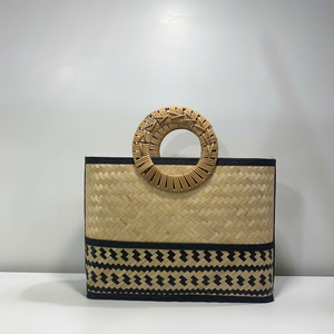 กระเป๋าถือแฟชั่นฤดูร้อนขายดีทำมือจากไม้ไผ่ธรรมชาติของเวียดนามทำมือจากเวียดนาม - Product Image 4