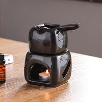 Carré en céramique avec poignée séparation grande capacité 180ml four d'aromathérapie lampe Club SPA huile essentielle chauffage de Massage