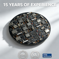 Carte PCBA de caméra IPC circulaire 553-4P2, panneau 4-en-1, WiFi, carte CCTV, HDMI, carte TF, certifiée UL ROHS, usine de PCBA personnalisée avec 15 ans d'expérience
