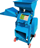 Broyeur à marteaux multifonctionnel pour céréales et ensilage, hachoir à fourrage pour maïs avec coupe-herbe et paille 4KW