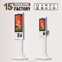 Kiosco de Autoservicio con Pantalla Táctil de 21.5/27/32 Pulgadas, Máquina de Kiosco para Restaurantes, Android 11, Windows, OEM, ODM