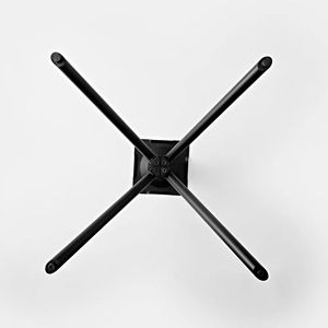 अस्पताल और भोजन के लिए थोक हटाने योग्य काले लेपित लोहे की समायोज्य ऊंचाई कुर्सी पैर और भोजन का उपयोग न्यूनतम डिजाइन - Product Image 3