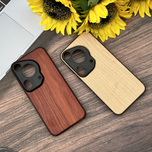 <span class=keywords><strong>Coque</strong></span> de téléphone portable <span class=keywords><strong>en</strong></span> <span class=keywords><strong>bois</strong></span> ultra mince pour <span class=keywords><strong>Huawei</strong></span> P70 Nature Wood Protection antichoc - Product Image 2