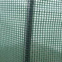 Serre d'extérieur portable personnalisée, écologique, imperméable, avec structure en acier, porte zippée enroulable, en PE, pour jardin d'hiver et culture de plantes