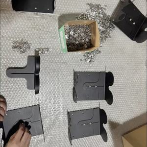 Dispensador de Jabón Triple de Acero Inoxidable con Superficie Cepillada, Moderno y que Ahorra Espacio, Soporte para Champú y <span class=keywords><strong>Gel</strong></span> de Ducha - Product Image 4