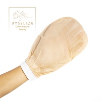 Guantes Exfoliantes Corporales de Konjac, PVA y Bambú, Hechos con 100% Seda de Coco Turca Ecológica, para Hammam y Kesse
