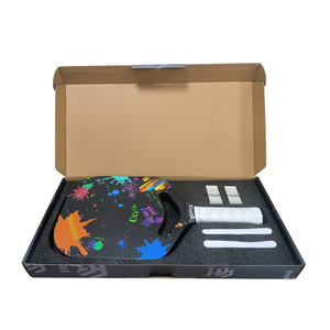 مضرب بيكلبول مصنوع من الكربون 3k مع نسيج مضاد للانزلاق وتصميم متين للملاعب الخارجية للتدريب - Product Image 3