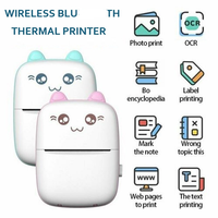 Printer Foto Mini Saku C9 Laris Manis, BT4.0 Nirkabel Portabel, Cetak 3D, Model Baru, Keluaran Kertas Berwarna