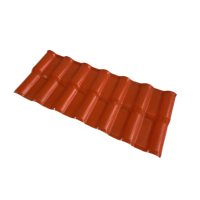 Tuile de toiture en résine synthétique ASA PVC UPVC imperméable au design moderne pour appartement, maison, villa