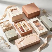 Boîte personnalisée avec couvercle et base roses pour l'emballage de produits cosmétiques, de soins de la peau et de beauté, et l'expédition e-commerce