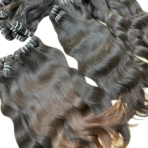 Extensiones de cabello ondulado 100% virgen tejidas a máquina, venta al por mayor, proporcionadas por GK Natural - Product Image 1