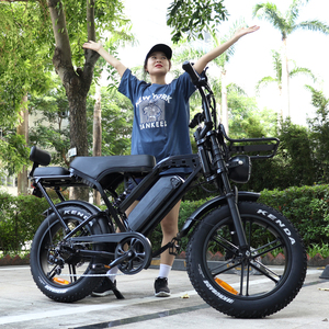 电动城市自行车 VOMO X80 PRO 越野车山地混合动力锂电池 250W 无刷电机 25km/h 双避震 - Product Image 3