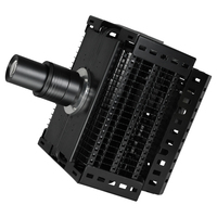 Projecteur LED publicitaire extérieur avec gobos personnalisés 500W 400W 300W 200W, corps en alliage d'aluminium HD, lampe de signalisation de sécurité IP67