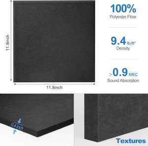 Panneau Mural <span class=keywords><strong>Acoustique</strong></span> Décoratif Moderne à Haute Densité <span class=keywords><strong>en</strong></span> <span class=keywords><strong>Fibre</strong></span> de Polyester PET Écologique et Absorbant le Son - Product Image 5