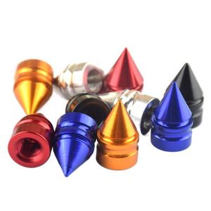 Tapas de válvula cónicas de aleación de aluminio 8V1 de colores para reparación y reemplazo de neumáticos sin cámara de automóviles y motocicletas - Product Image 2
