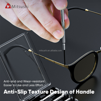 Mitsushi Mini Precision 6pcs Jeu de tournevis magnétiques DIY Grade Steel Plastic Handles Box Packed For Watch and Glasses Repair